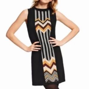 Missoni for Target Black Mini Dress with Chevron Panel
